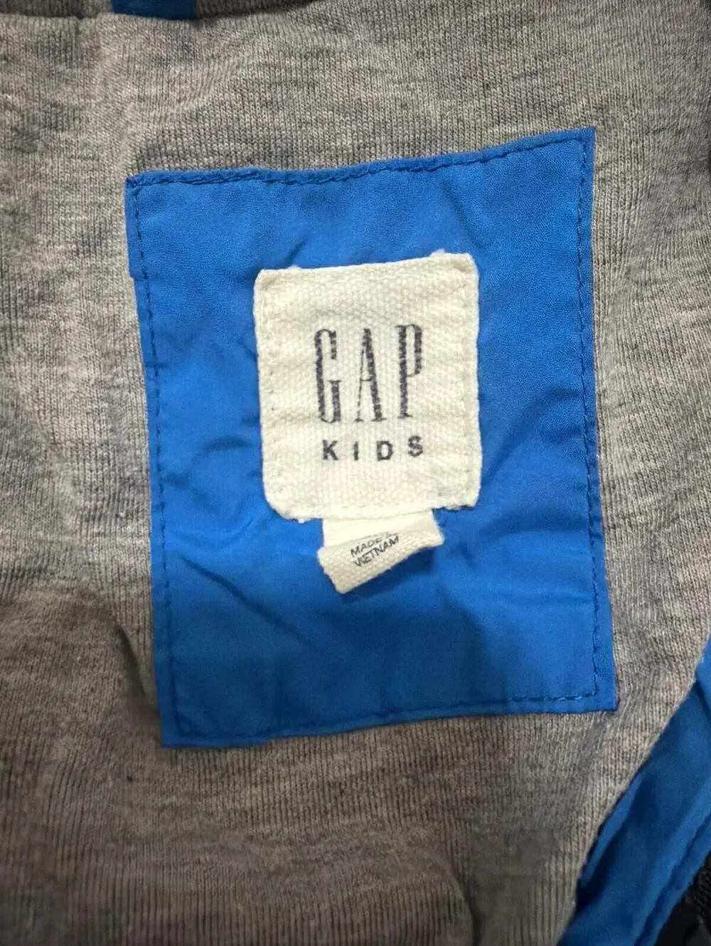 Gap Kids XXL Blue Hooded Jacket with Zipper Pockets